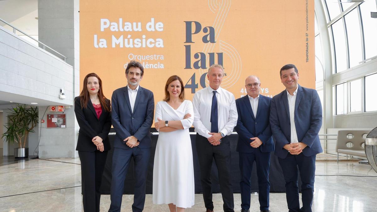 Presentación de la temporada del Palau de la Música por su 40 aniversario.