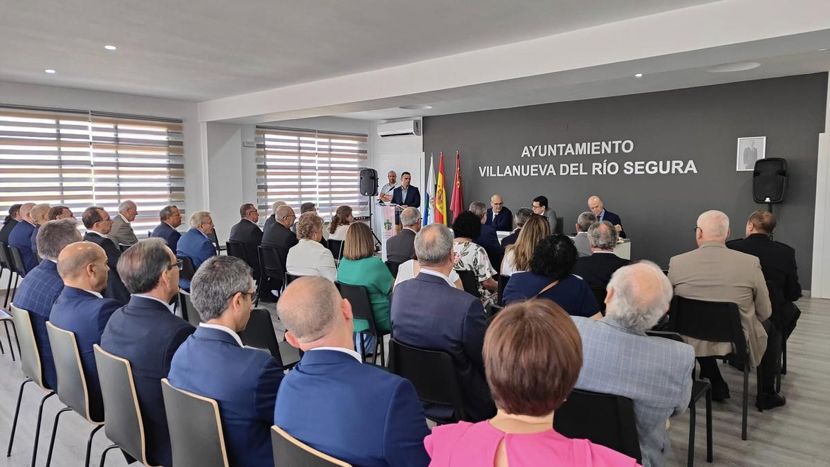 Encuentro de jueces de paz que tuvo lugar hace unos meses en el municipio de Villanueva del Río Segura.