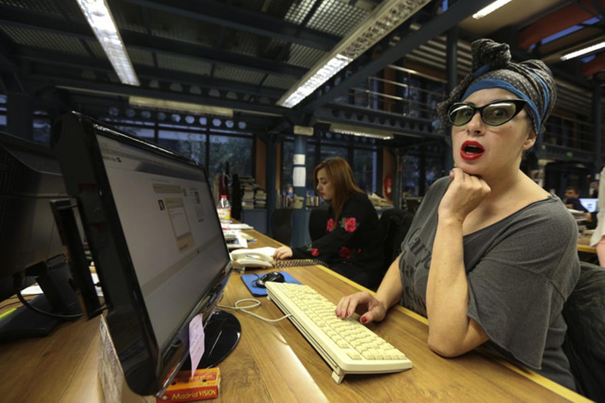 La Terremoto de Alcorcón durant la trobada digital amb els lectors d’EL PERIÓDICO.