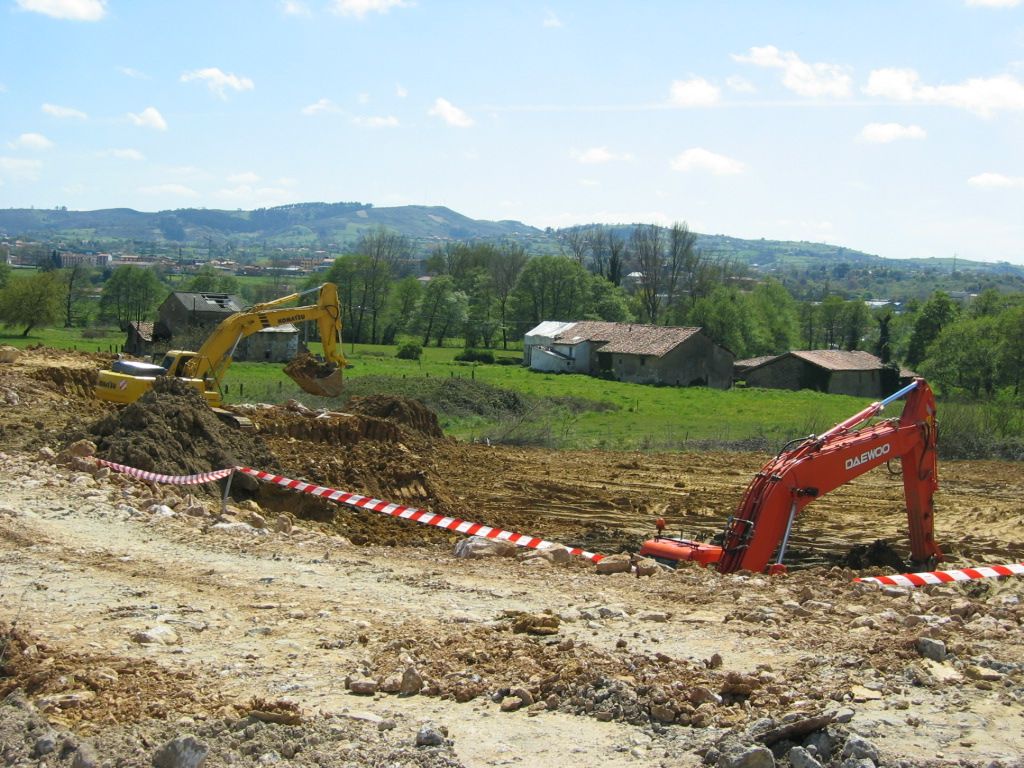 ¿Recuerdas las obras de Parque Principado? Así se construyó el otro gigante de Siero