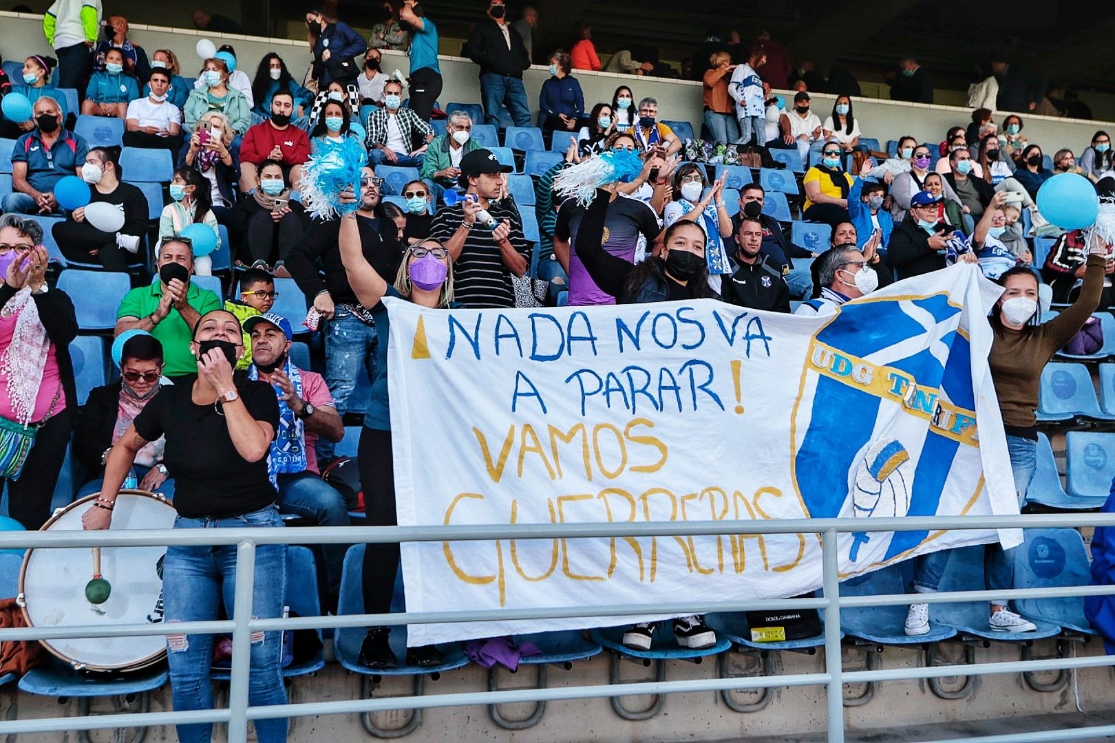 Partido futbol UDG Tenerife-Sevilla de Primera Iberdrola liga femenina