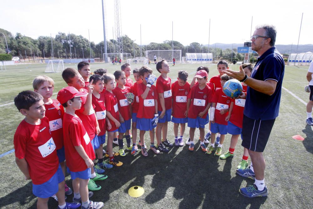 Jordi Guerrero al campus del Girona FC