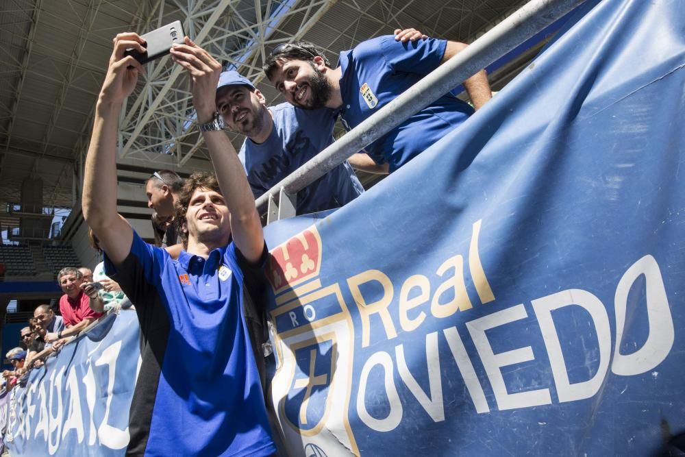 Presentación de Diego Fabbrini con el Real Oviedo