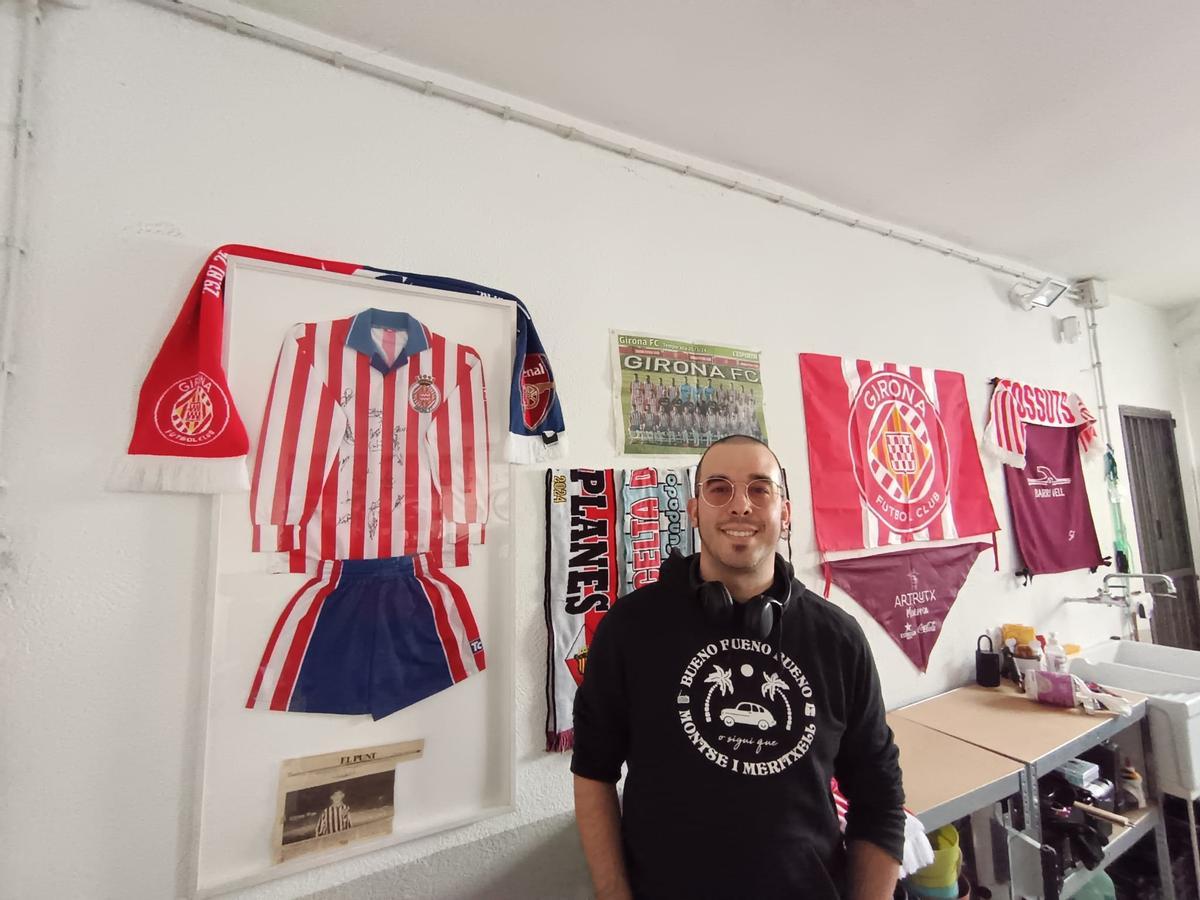 Neras és soci del Girona i troba "fantàstic2 que la mainada cada cop sigui més el Girona