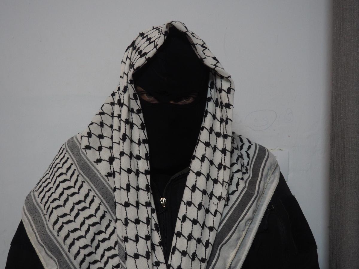 Abu Mujahed, miliciano de la rama de las Brigadas de Mártires de Al Aqsa en el campo de refugiados de Yenín.