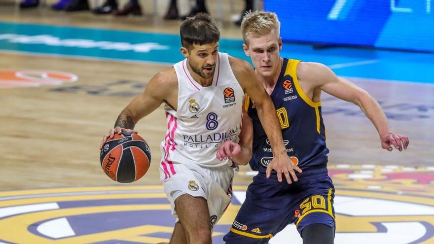 Una acción del Real Madrid-Khimki.