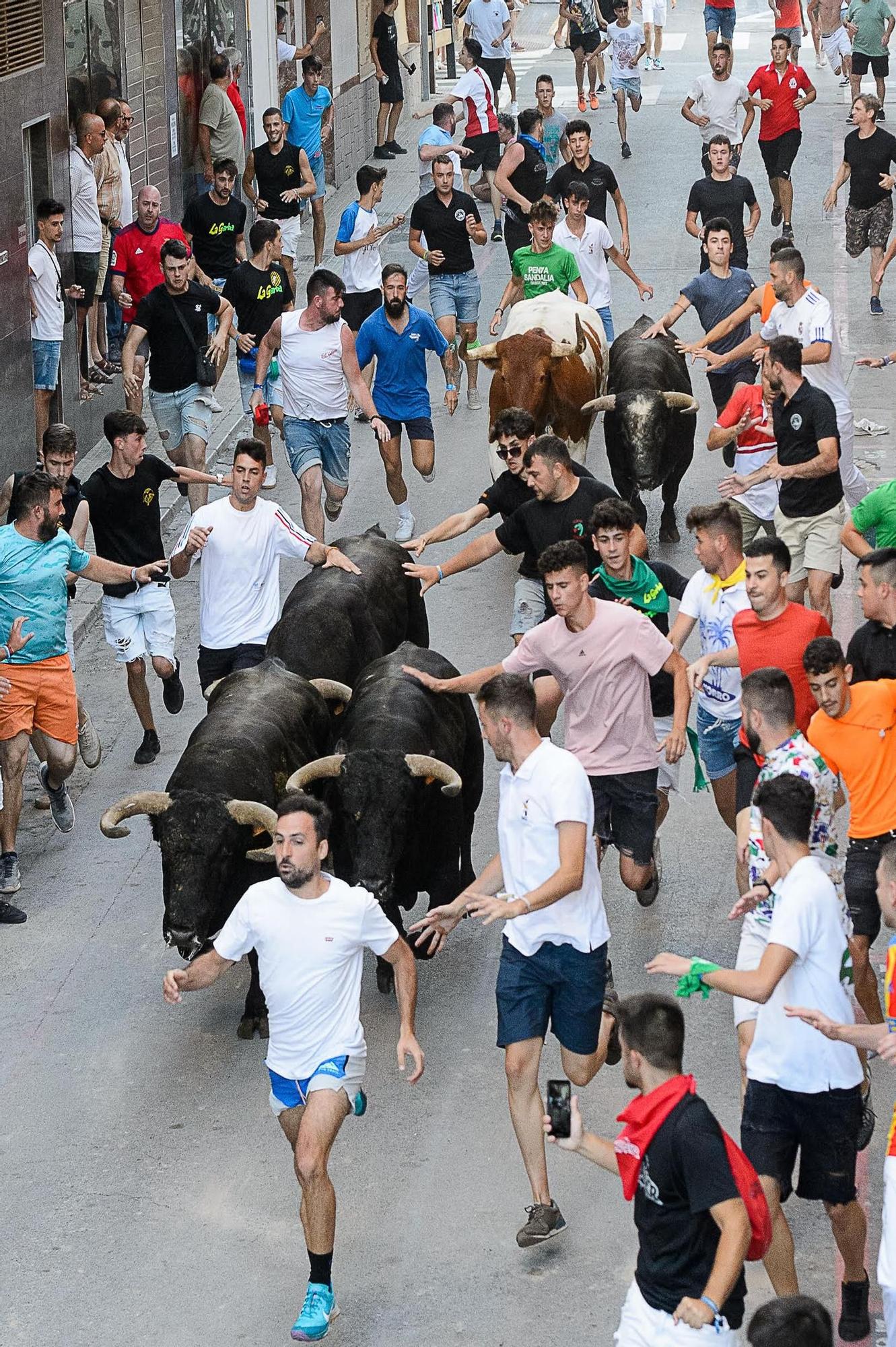 Fernando Machancoses también ha protagonizado el último encierro de las fiestas de la Vall.