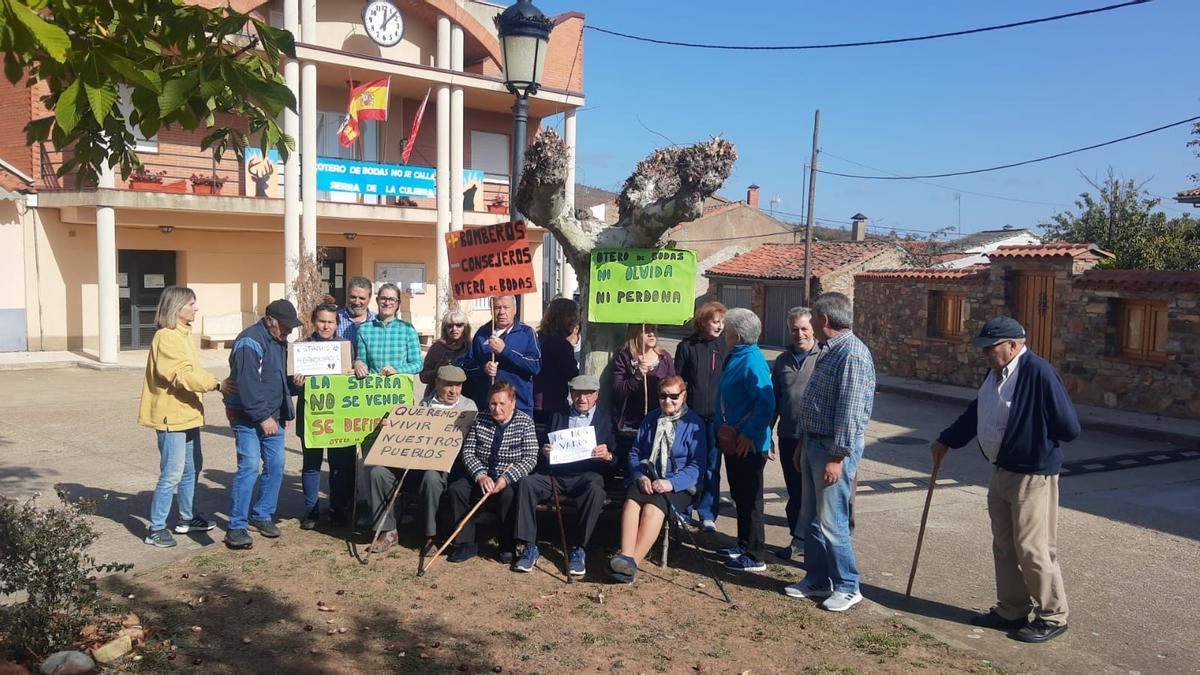 Vecinos de Otero de Bodas en la Revuelta de la España Vaciada