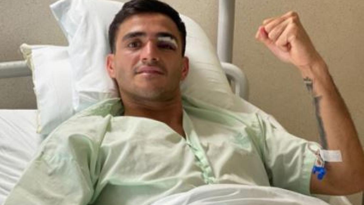 Maxi pasa por el hospital tras su golpe en Granada