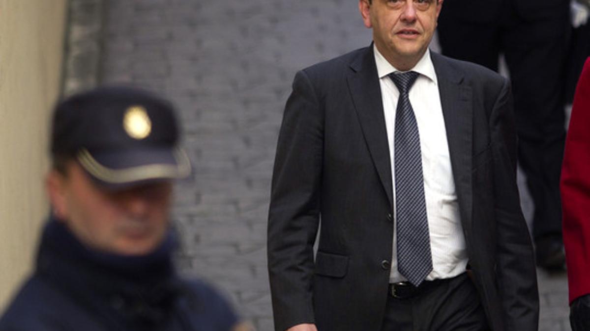 El fiscal anticorrupción de Baleares, Pedro Horrach, llega a los juzgados de Palma, el pasado 25 de febrero.