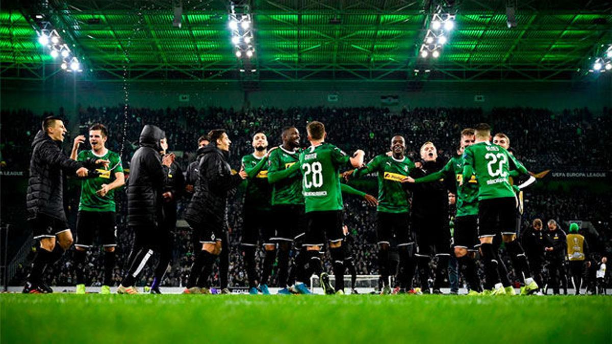 La roma cae ante el Mönchengladbach en el Borussia-Park