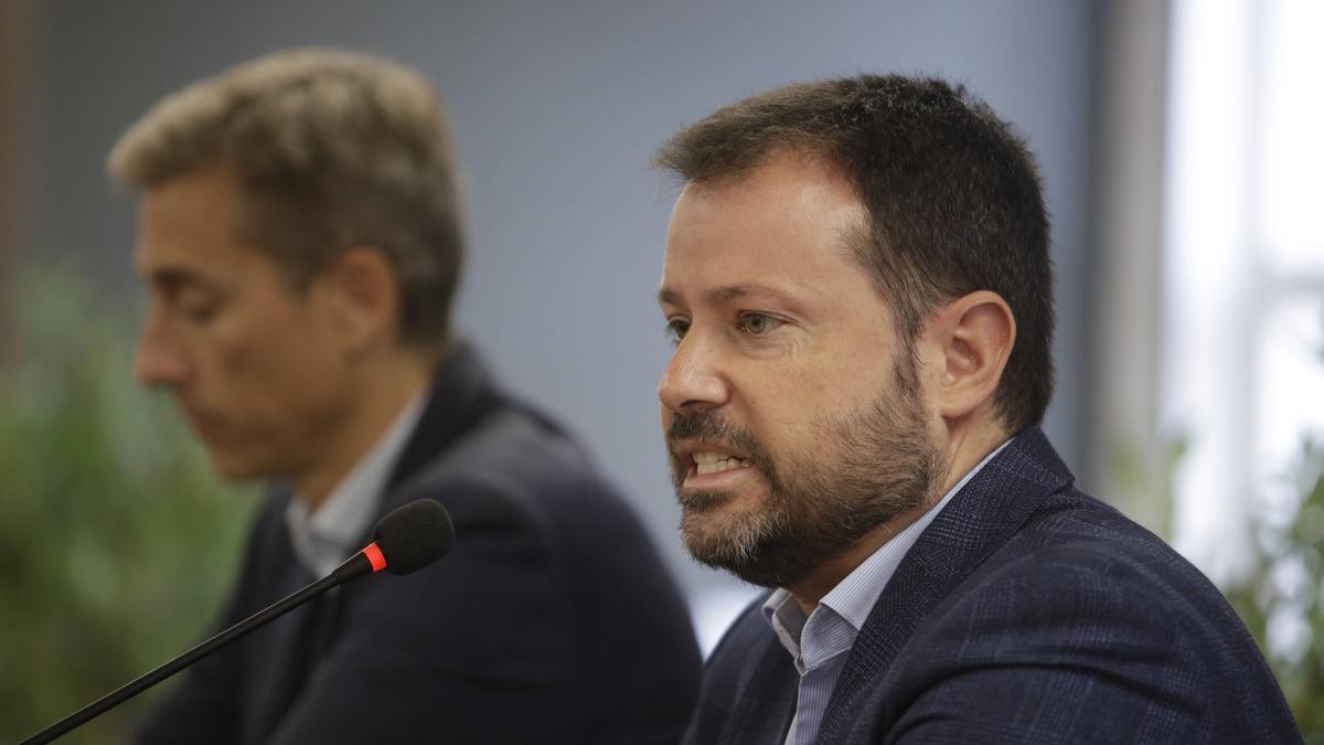 Pablo Ortells, durante su última comparecencia.