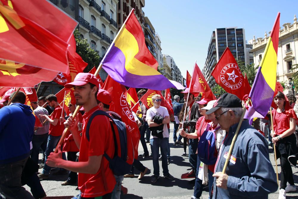 Manifestación del 1 de mayo en Valencia