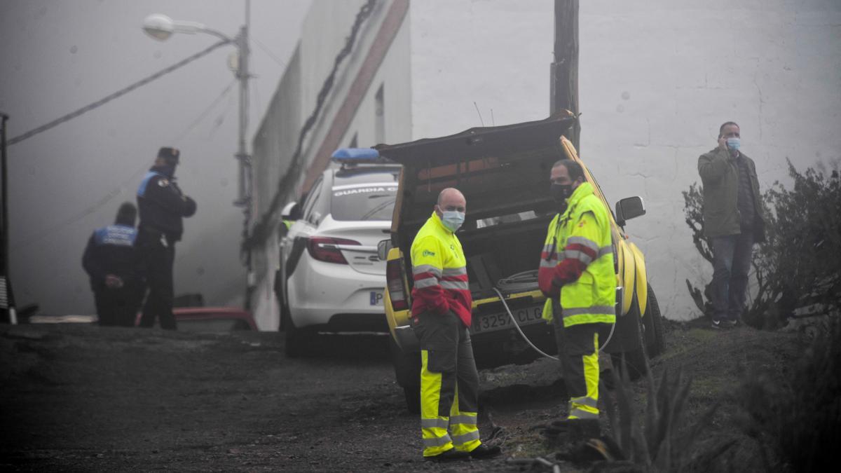 Rescate de los cuerpos de los fallecidos en el accidente de tráfico de Gran Canaria