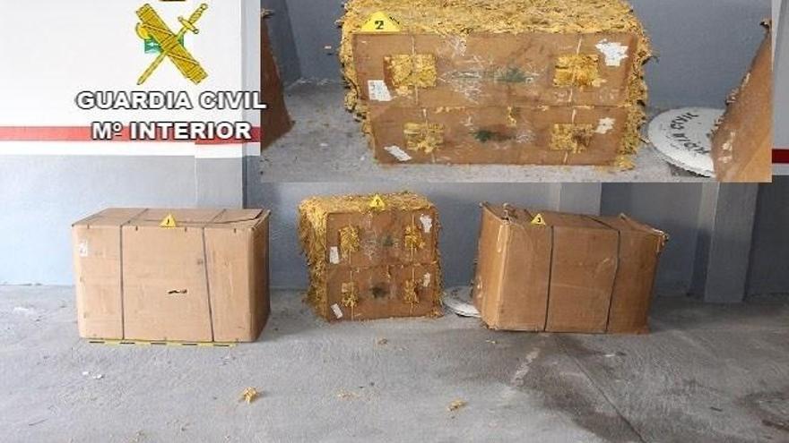 Intervenidos en Navalmoral de la Mata 440 kilos de tabaco con destino al mercado negro en Badajoz