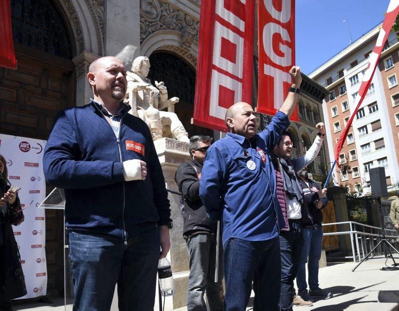 Fotod de la manifestación 1 de mayo- Día del trabajador