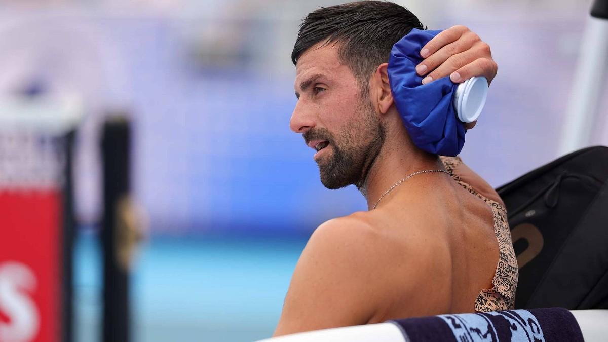 Djokovic toca fondo en Cincinnati: «Tengo un problema de salud que empeora con el calor»