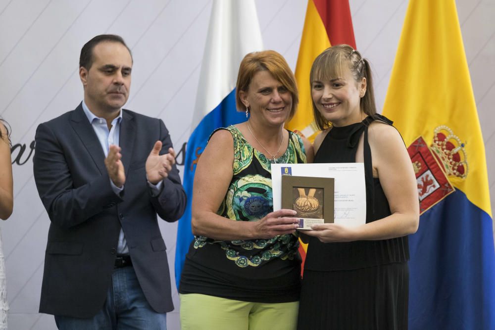 Entrega de premios a los mejores quesos y vinos de Gran Canaria