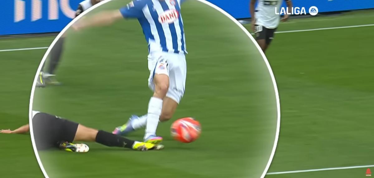 Imagen de la supuesta falta