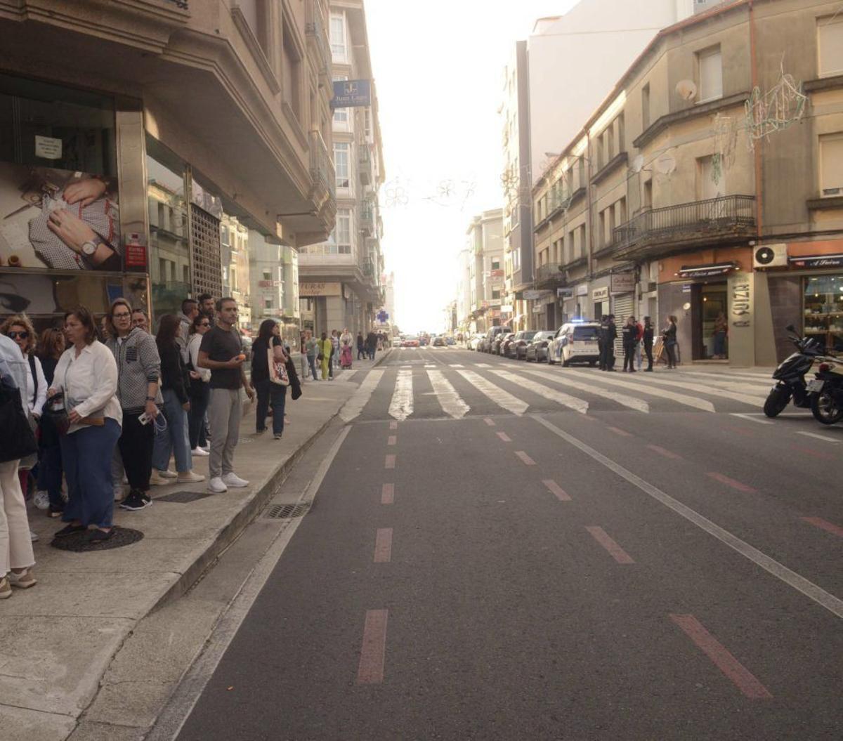 Un paso de peatones elevado en Alejandro Cerecedo. | IÑAKI ABELLA