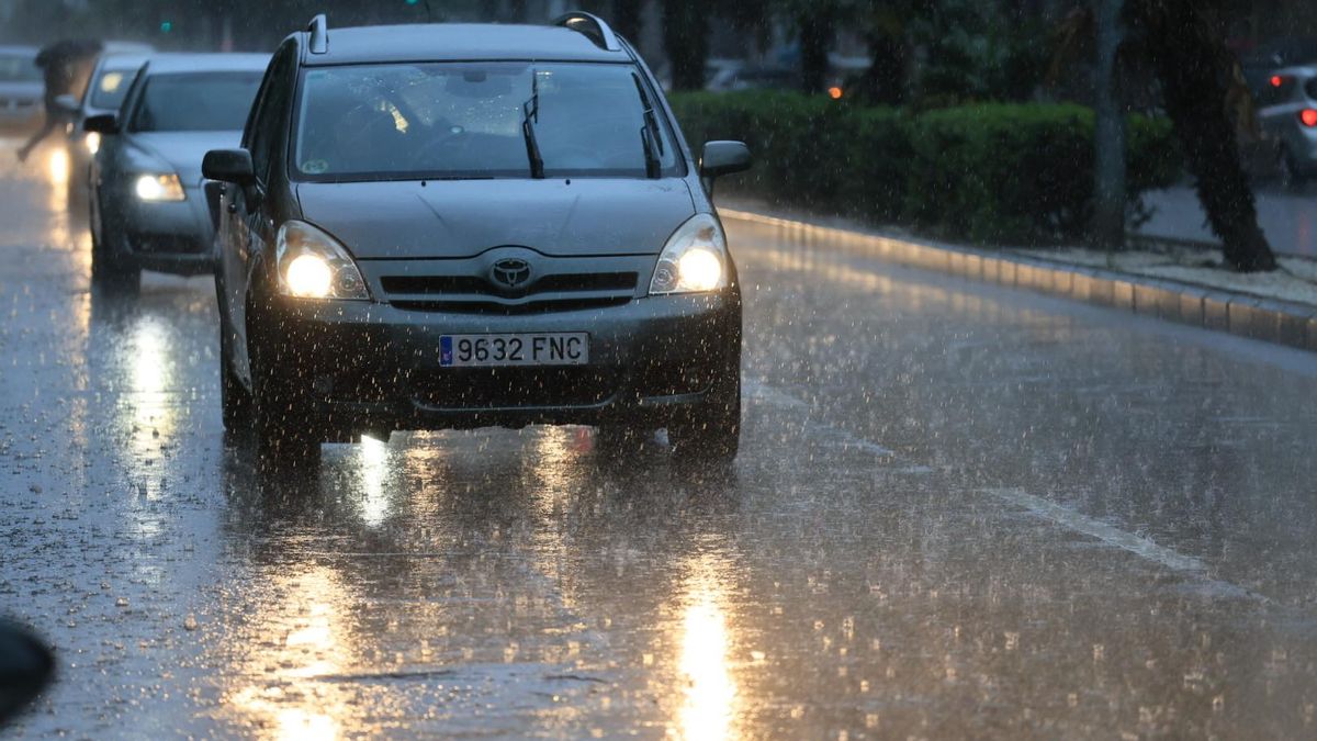 Imagen de archivo de un día de lluvia en Castelló.