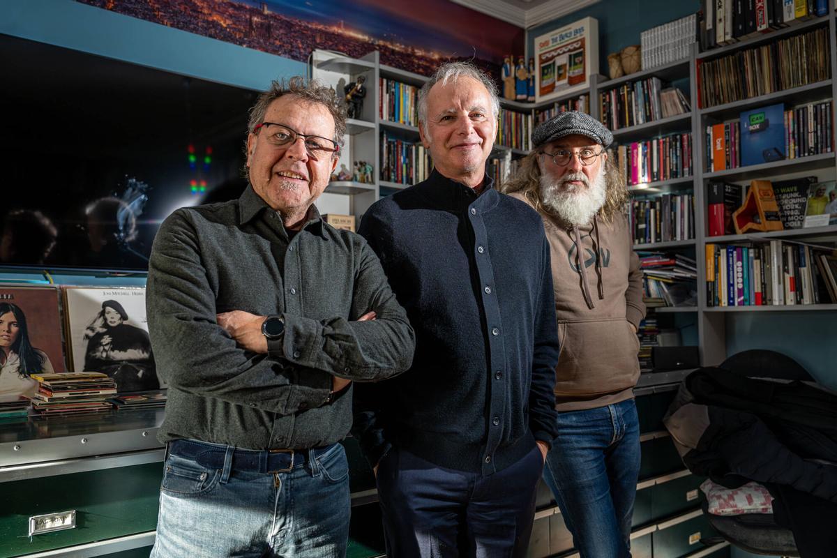 Els Pets, el grupo formado por Lluís Gavaldà, Joan Reig a la batería y Falin Cáceres