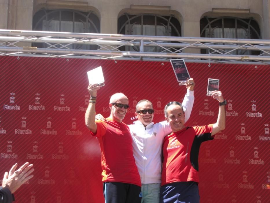 Entrega de premios en el Gran Premio de Marcha Ciudad de Murcia