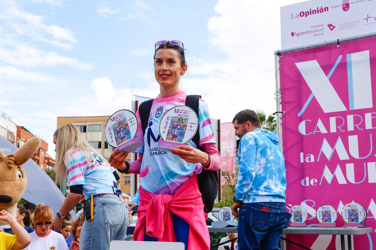 Las imágenes de la entrega de premios de la XI Carrera de la Mujer de Murcia