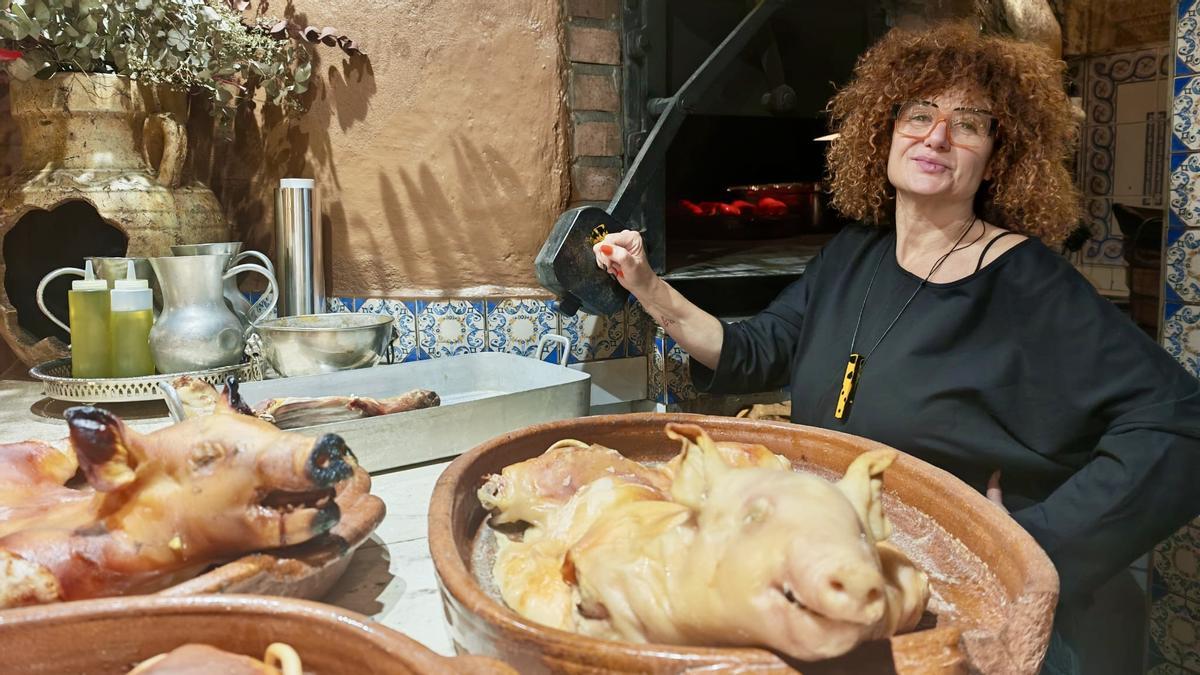 Elisabeth G. Iborra, sumiller de carnes.