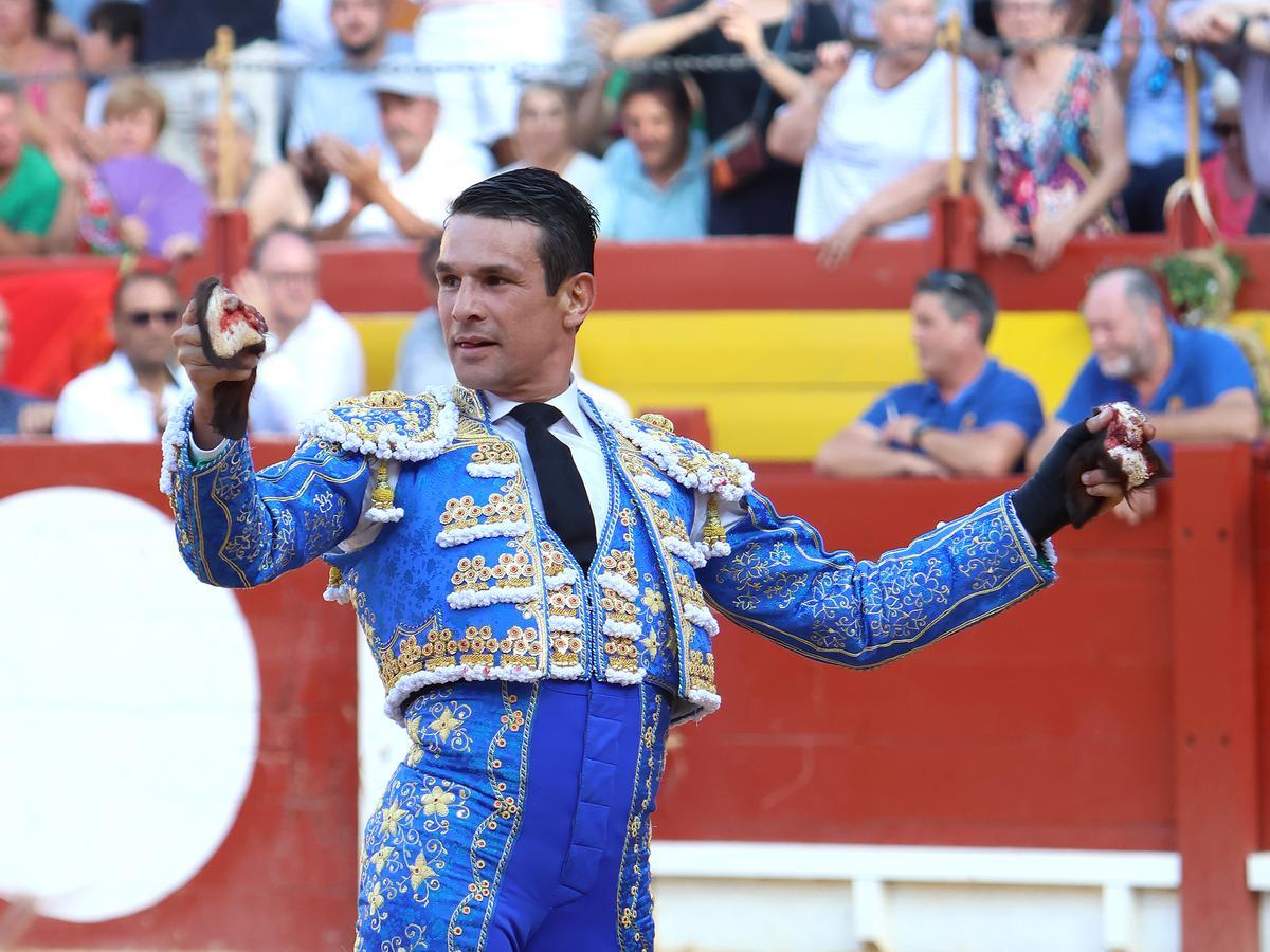 José María Manzanares en la tarde del 27 de junio en la Feria de Hogueras.