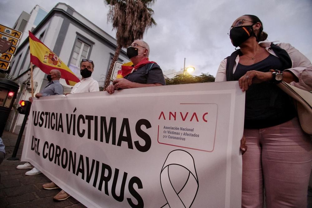 Movilización de la Asociación Nacional de Víctimas y Afectados por Coronavirus (ANVAC)