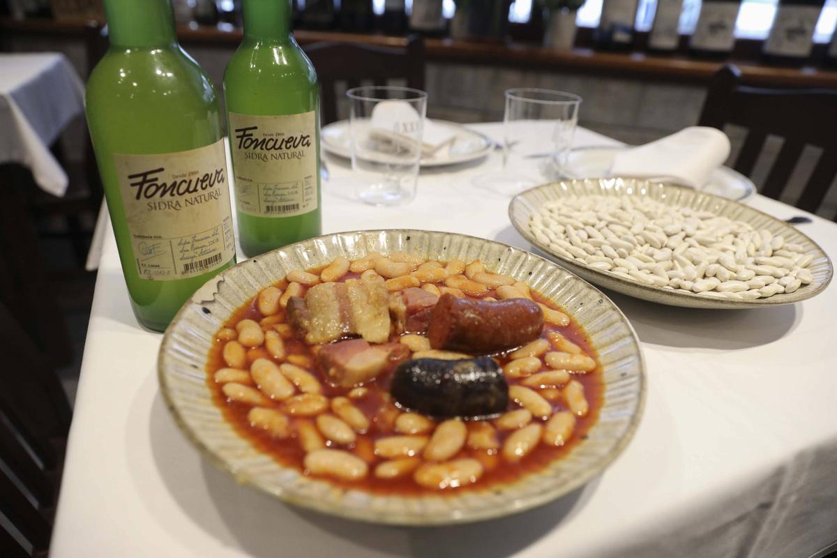 Un plato de fabada.