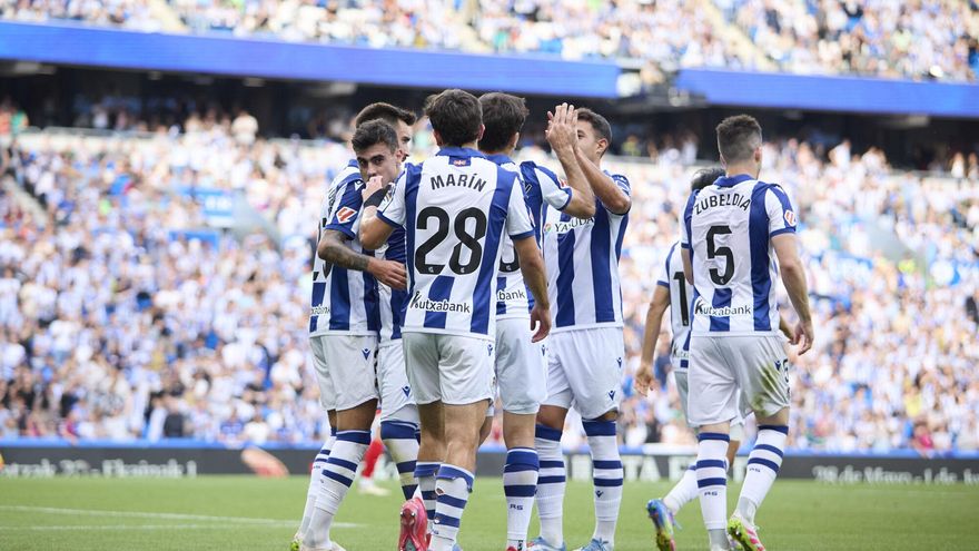 Resumen, goles y highlights de la Real Sociedad 3–2 Girona de la jornada 37 de LaLiga EA Sports