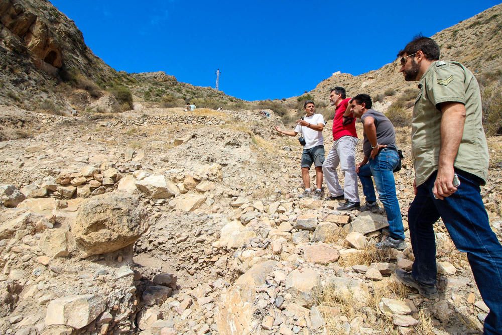 Excavaciones en el yacimiento arqueológico de Callosa de Segura
