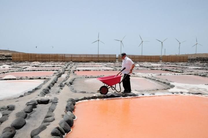 Reportaje en las Salinas de Tenefe en Pozo Izquierdo