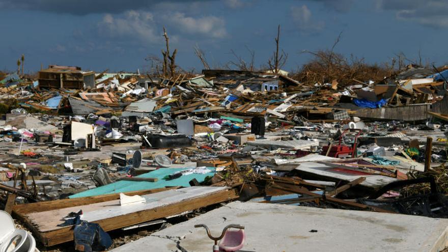 Destrozos causados por el paso del huracán &#039;Dorian&#039;