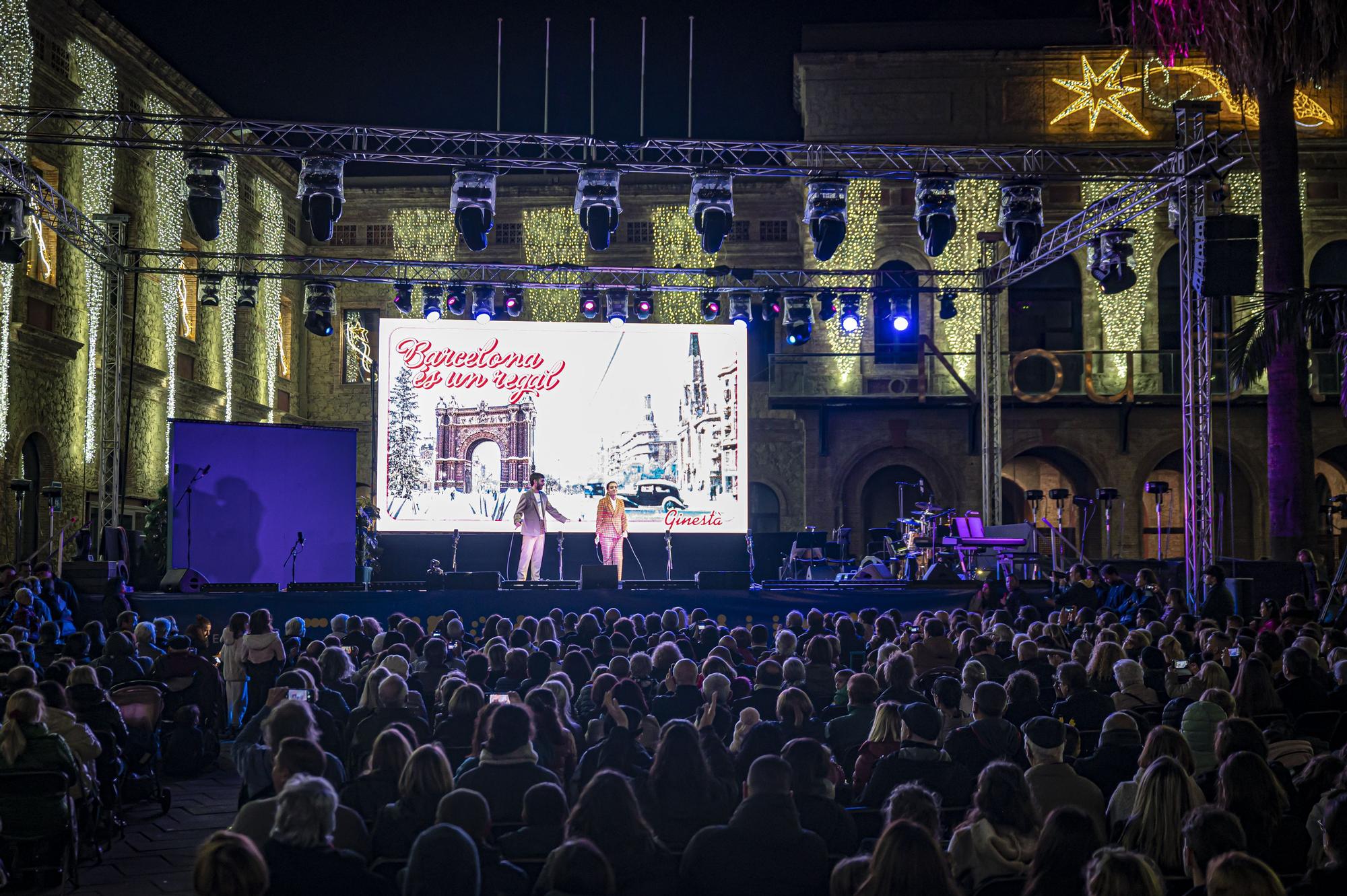 En imágenes: así brilla el alumbrado navideño de Barcelona