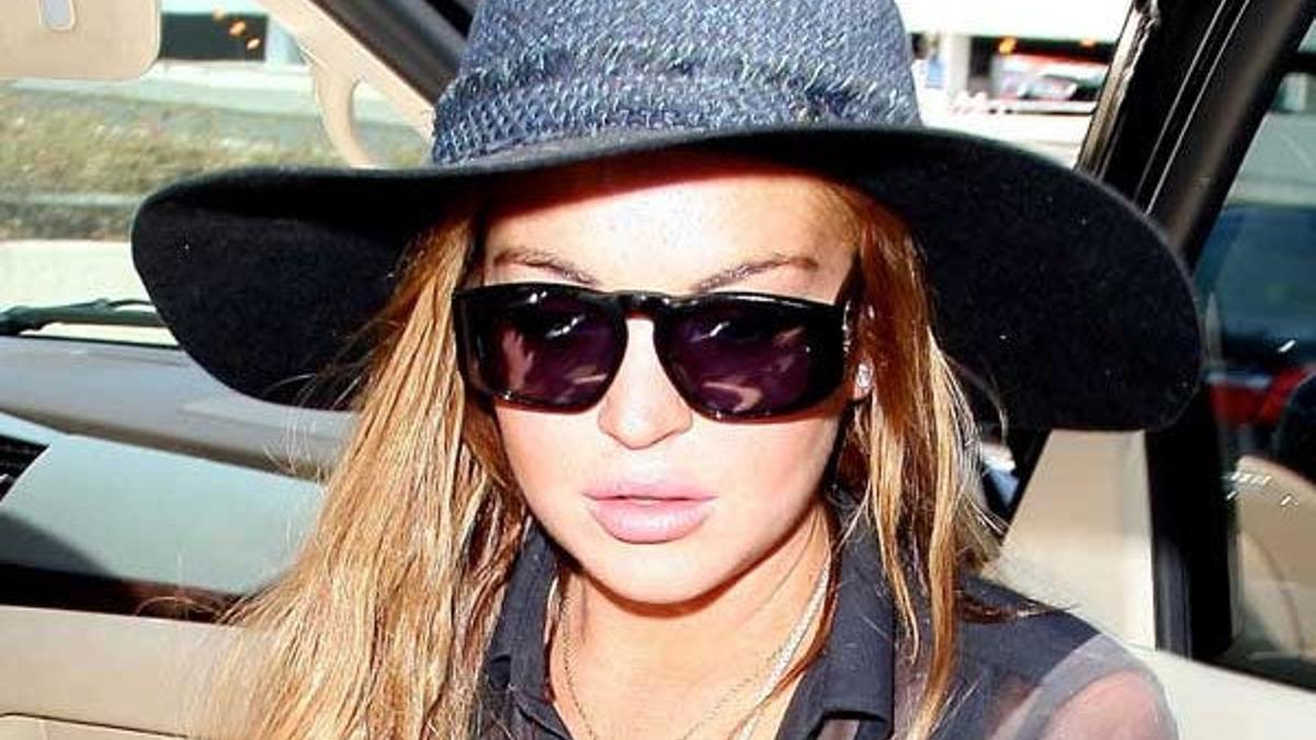 Lindsay Lohan a punto de ser estrangulada