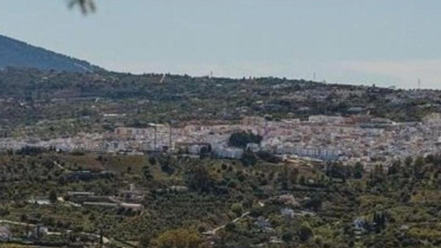 Vista panorámica del casco histórico de Coín.