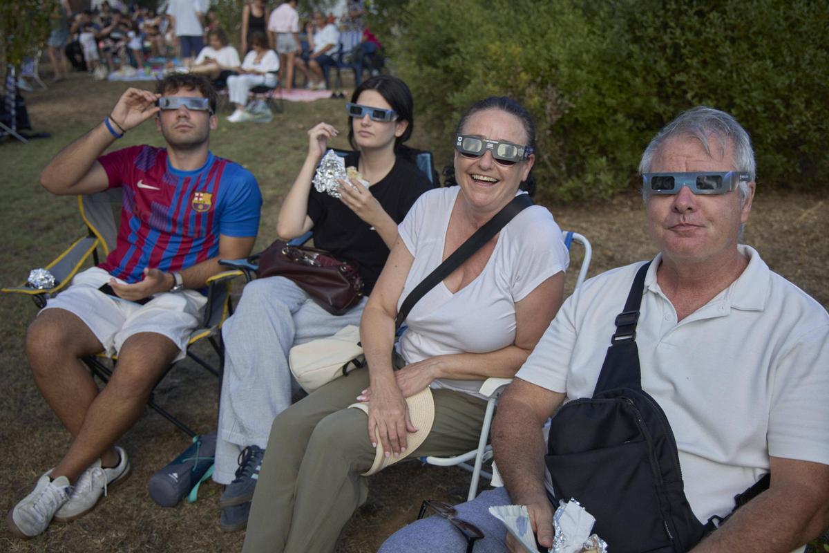 L'eclipsi a Llagostera