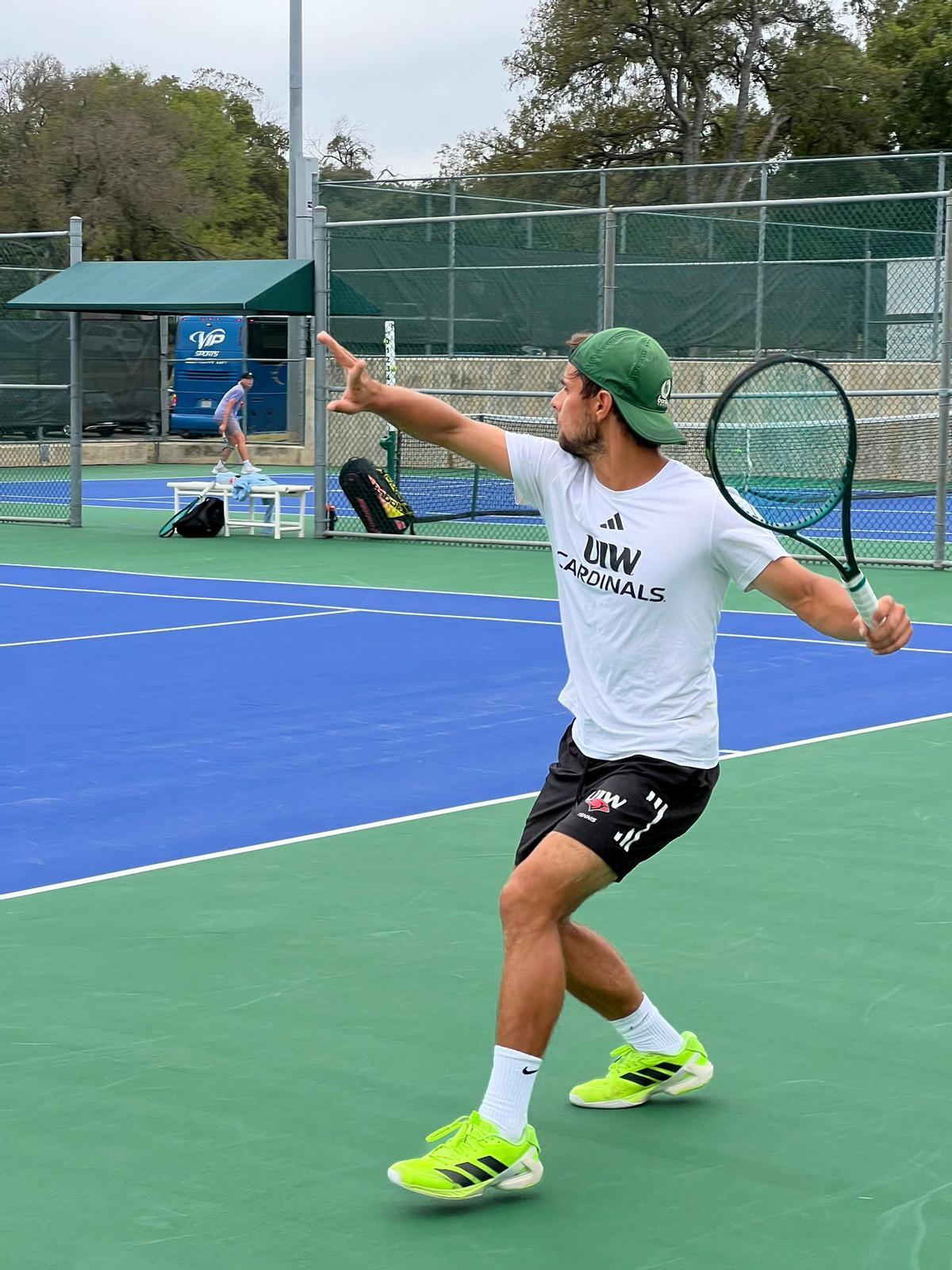 Uno de los momentos del entrenamiento en la Universidad de San Antonio
