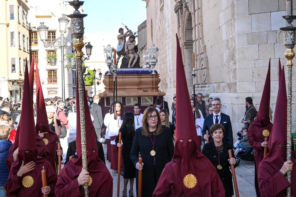 Imagen de Jesús en su Coronación de Espinas capitaneada por el edil Claudio Guilabert