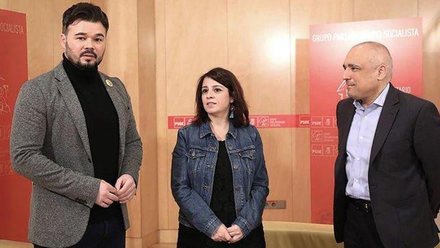 PSOE y ERC se reúnen para desbloquear la investidura