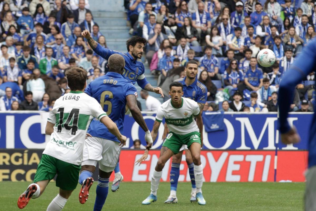 Real Oviedo-Elche, en imágenes