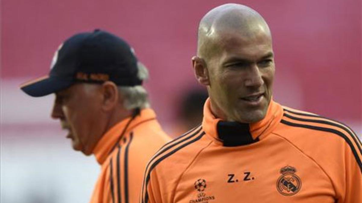 Ancelotti y Zidane mantienen una gran relación