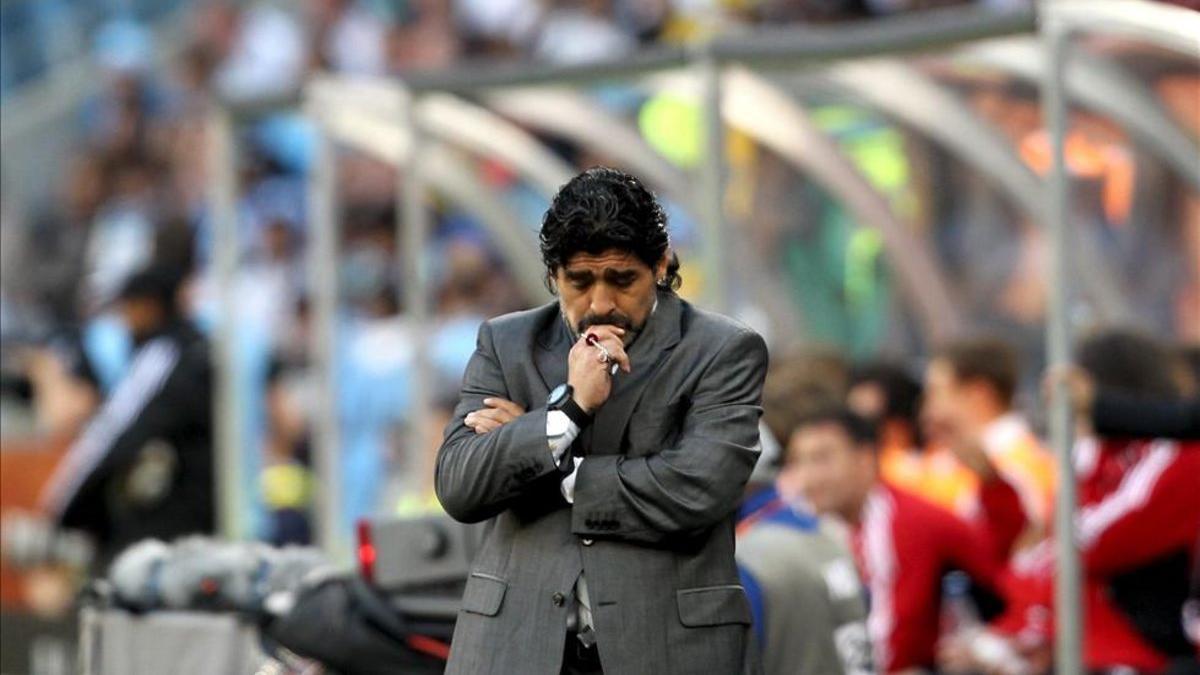 Diego Maradona no tuvo una gran trascendencia como técnico de la selección de Argentina
