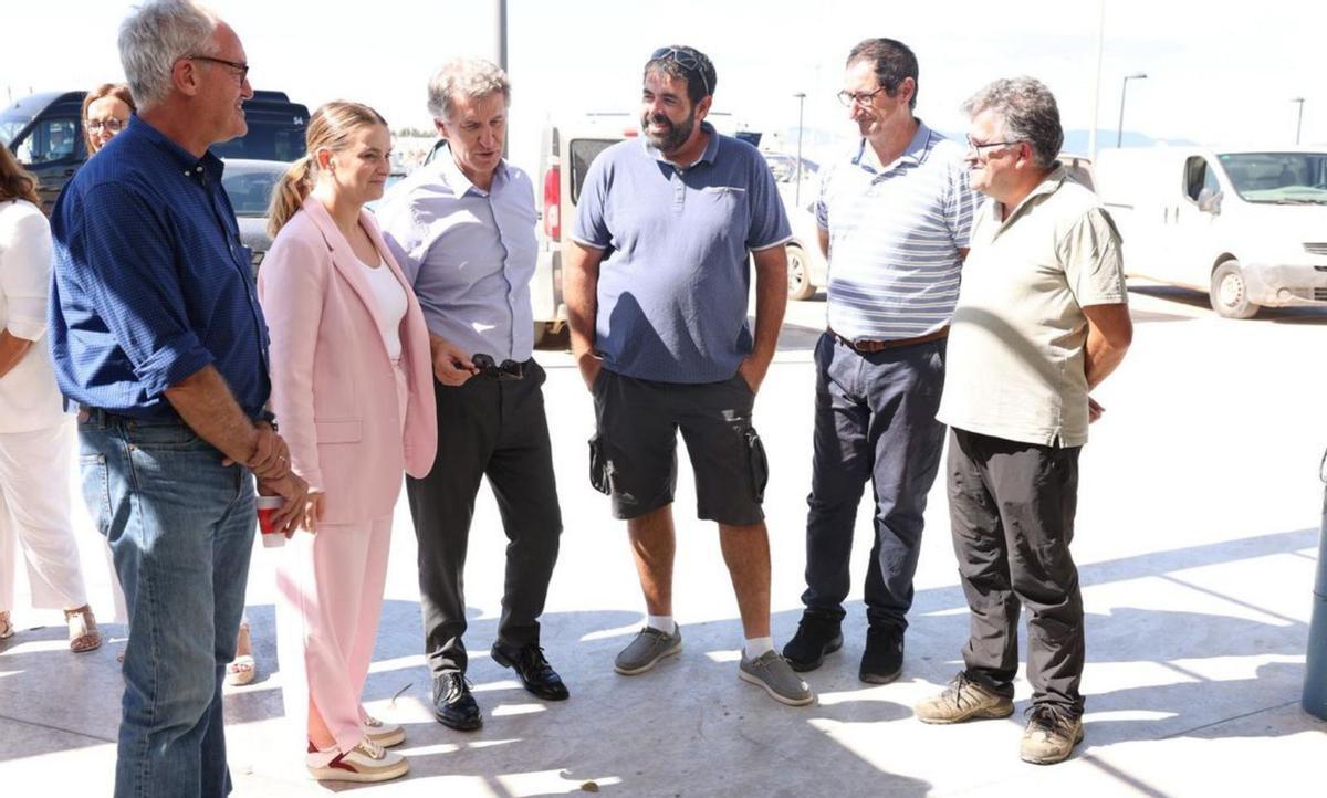 Prohens y Feijóo visitan la cofradía de pescadores de Formentera | FOTOS: CAIB