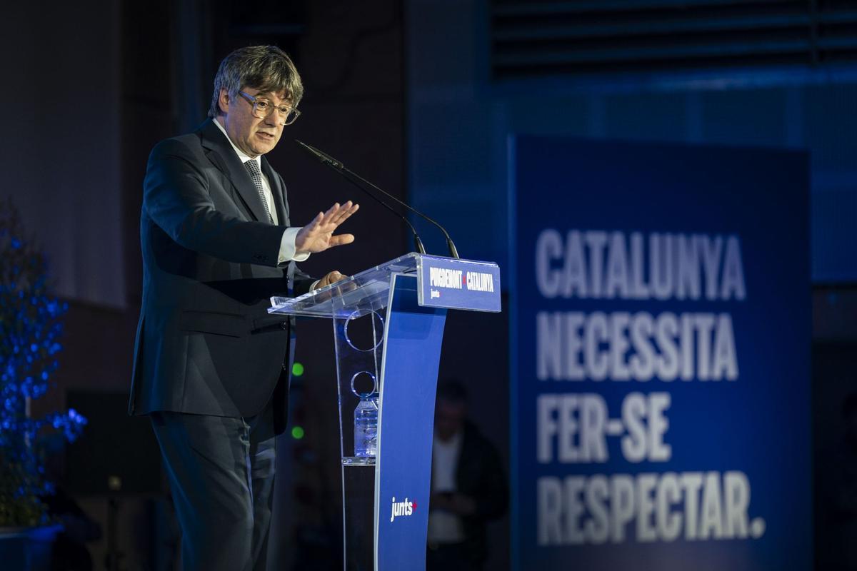 240425EFE_David Borrat_Carles Puigdemont, participa en un acto al inicio de la campa�a para las elecciones regionales de Catalu�a del 12 de mayo, este jueves en Argel�s-sur-Mer, Francia..jpg