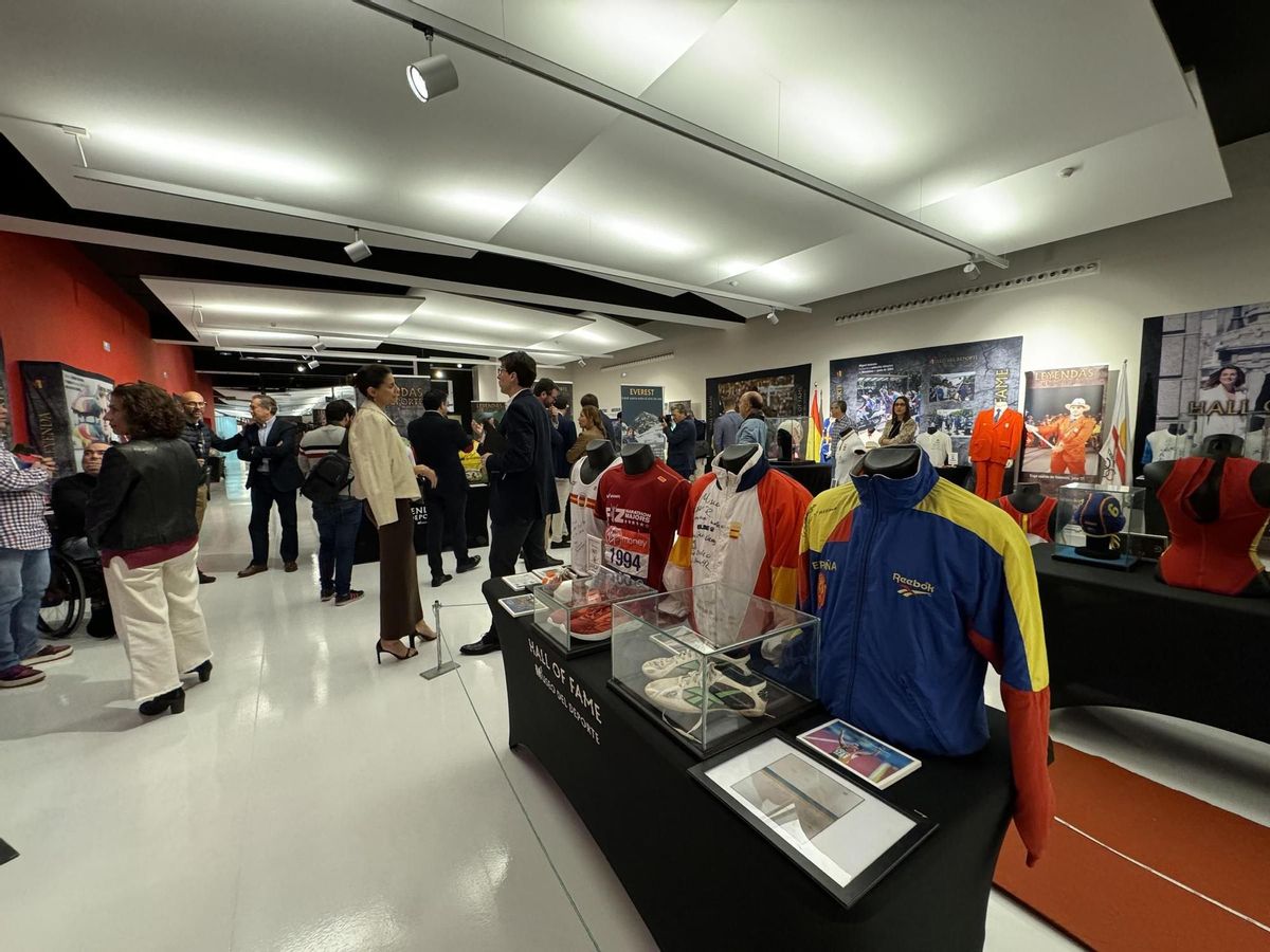 Una vista de la exposición 'Leyendas del Deporte'. En el mismo espacio se situará la muestra del Córdoba CF, en El Arcángel.