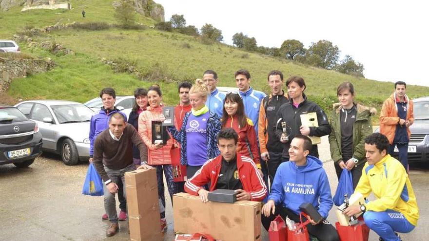 Los vencedores de las diversas categorías.